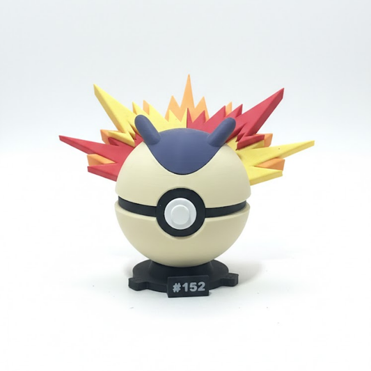 Typhlosion #157 + Base imantada POKEBALL COLECCIONABLE