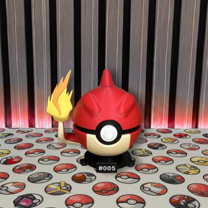 Charmeleon #005 + Base imantada POKEBALL COLECCIONABLE