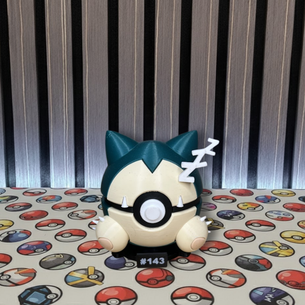 Snoralx #143 + Base imantada POKEBALL COLECCIONABLE