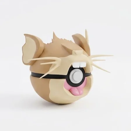 #0020 Raticate, impresas en 3D