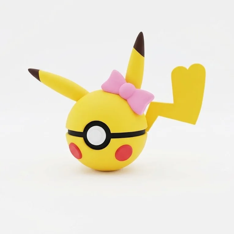 Hembra – #0025 Pikachu, impresa en 3D