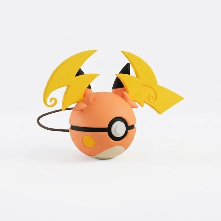 Mega Raichu X – #0026 Raichu, impresa en 3D